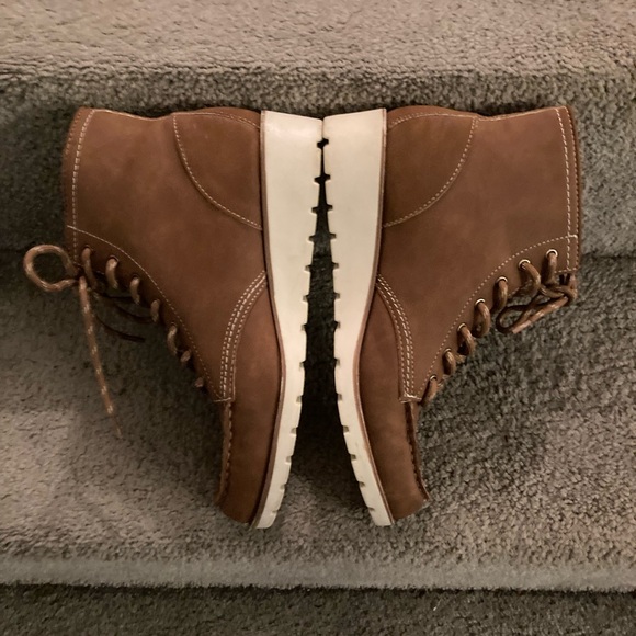 Worn Once! St John’s Bay Faux Suede Short Boots - Picture 4 of 9